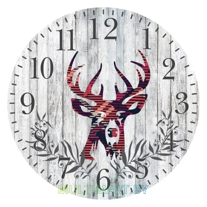 Настенные часы Platinet Deer PZDC (серый)